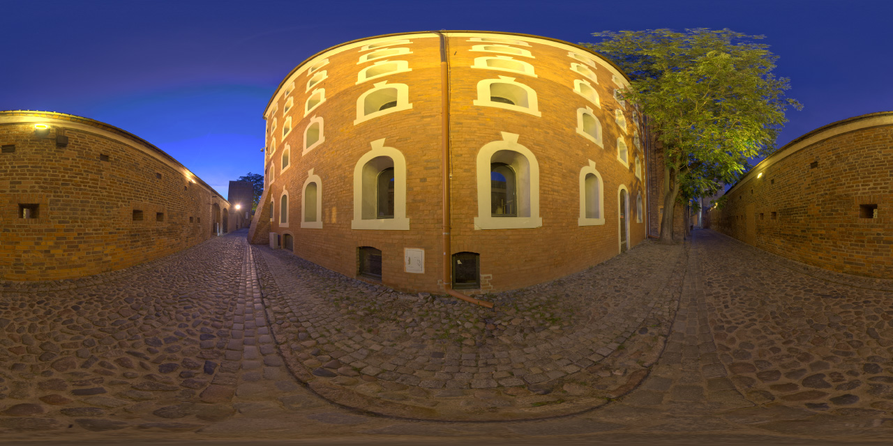 Gothic street at blue hour  - HDRIs - Night - Urban