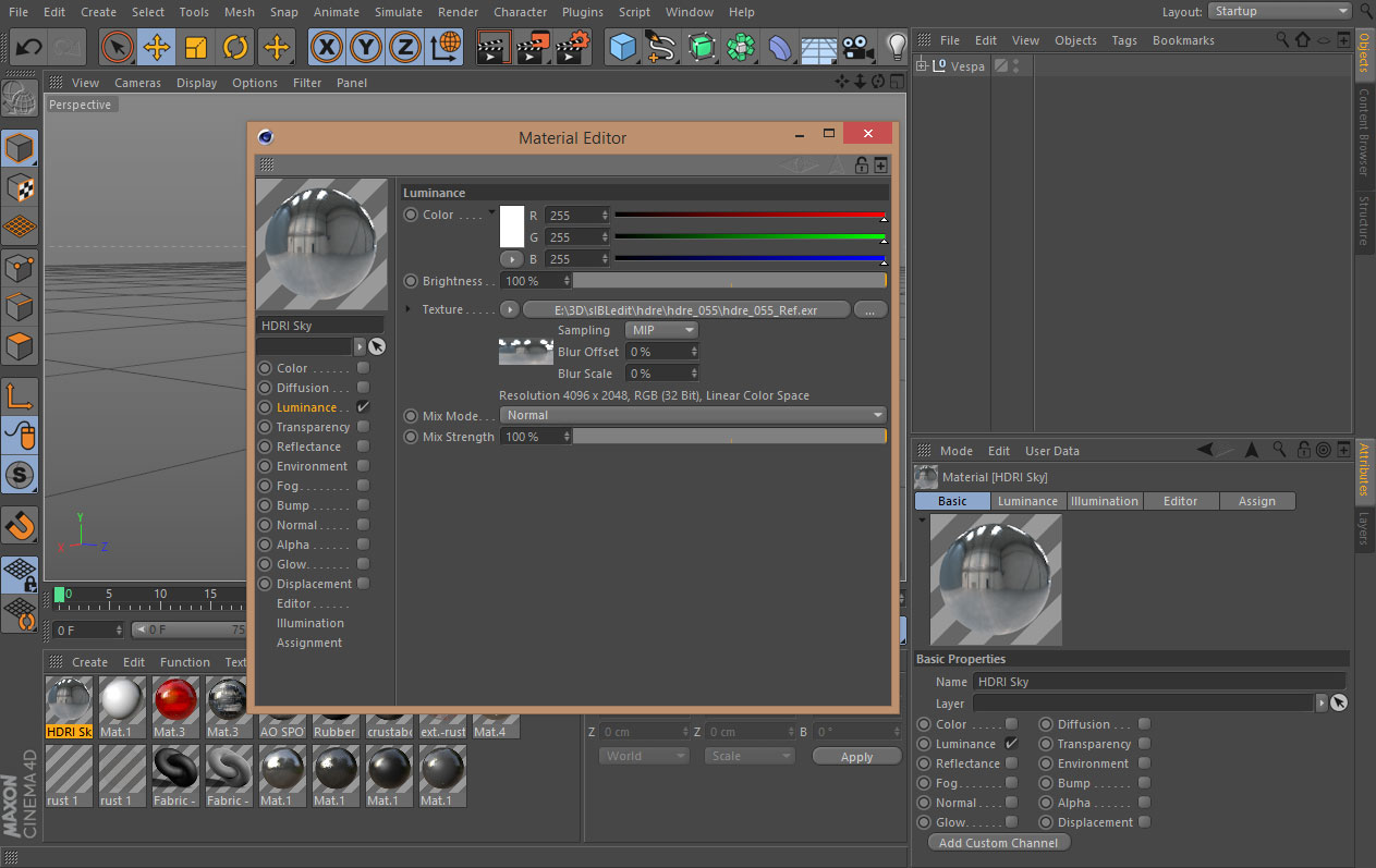 cinema 4d vray settings that work well