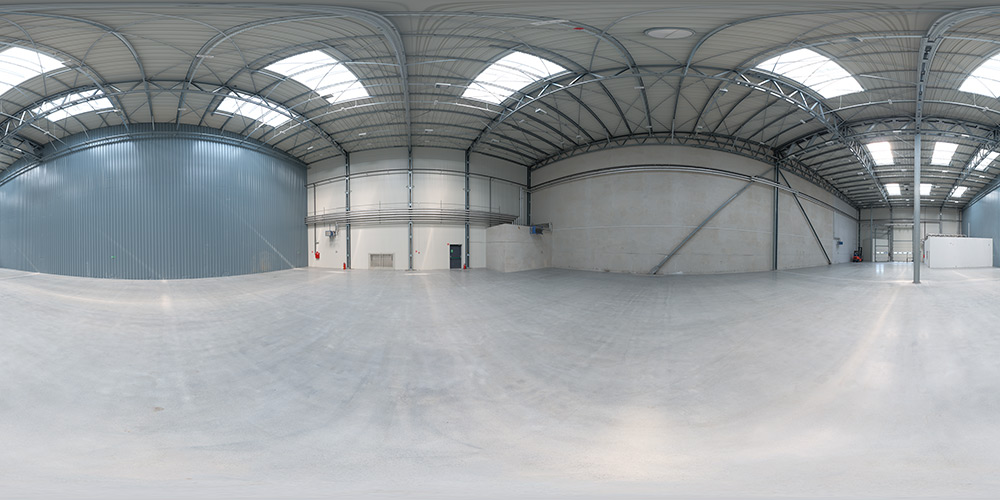 Empty modern storehouse  - HDRI Maps - Interior