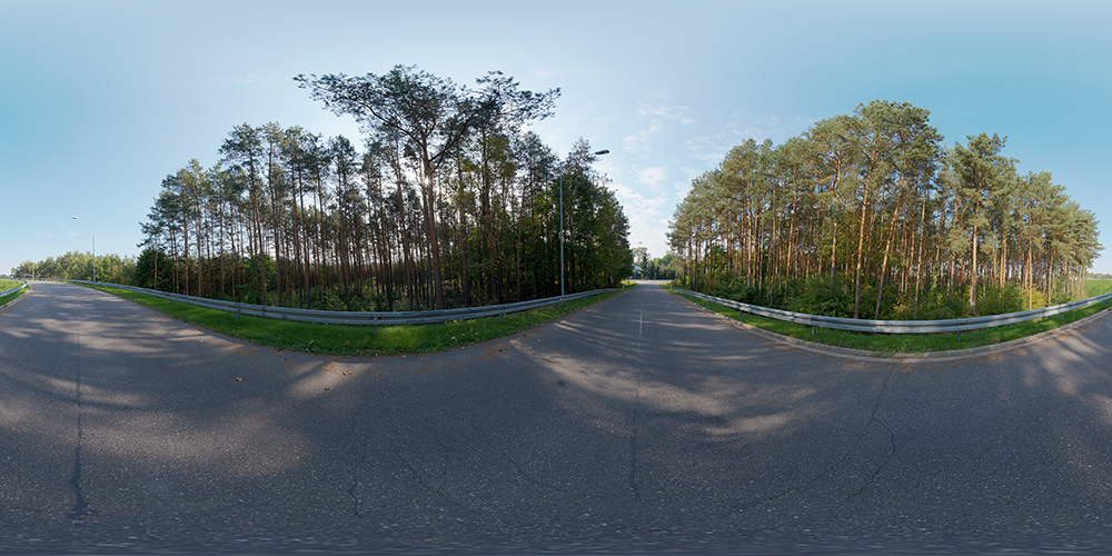 Highway exit road  - HDRIs - Roads