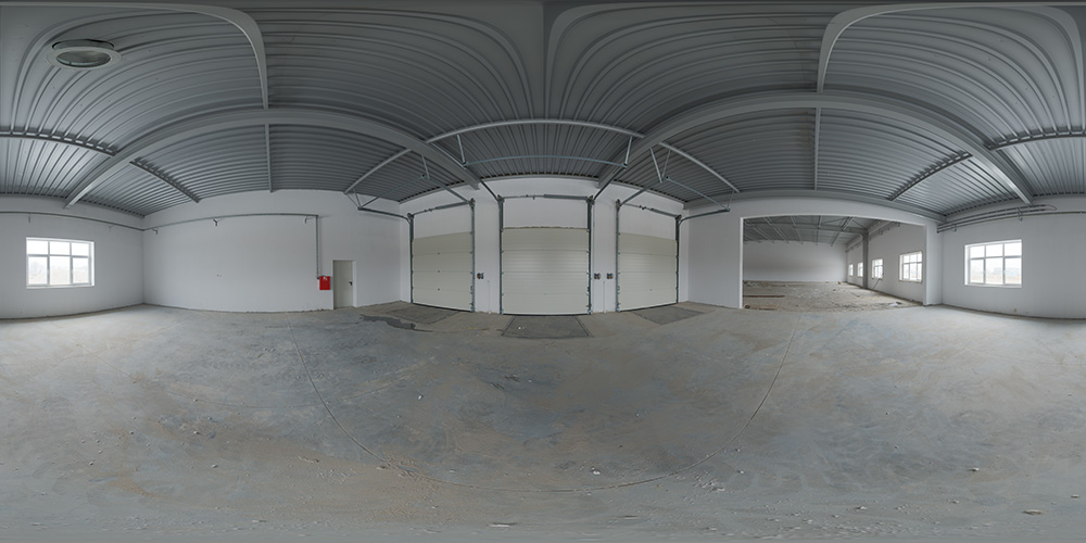 Warehouse unit with anti-dust floor  - HDRIs - Interior