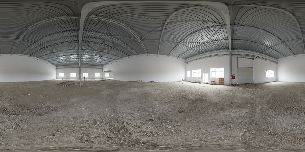Warehouse without floor  - HDRI Maps - Interior