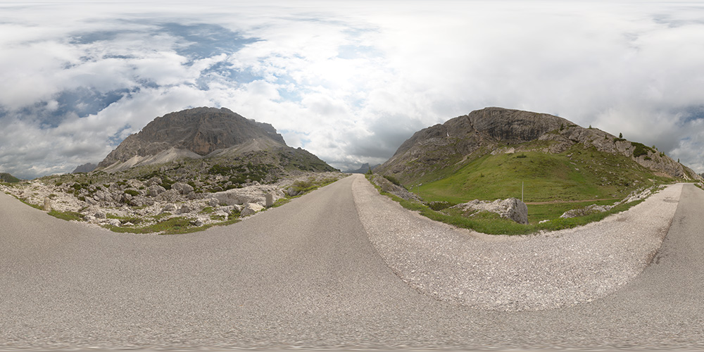 Dolomites road  - HDRIs - Roads