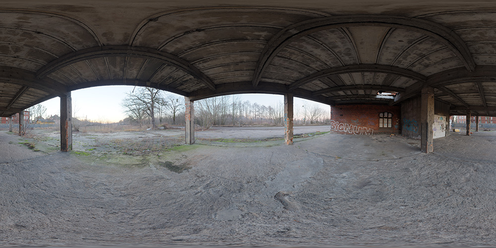Abandoned factory  - HDRI Maps - Roofed - Urban