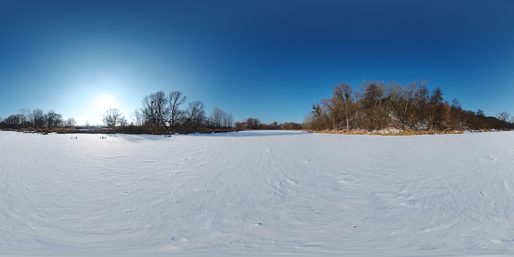 Frozen pond  - HDRI Maps - Nature