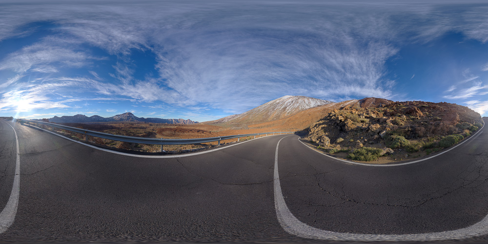 Curvy volcano road  - HDRIs - Roads