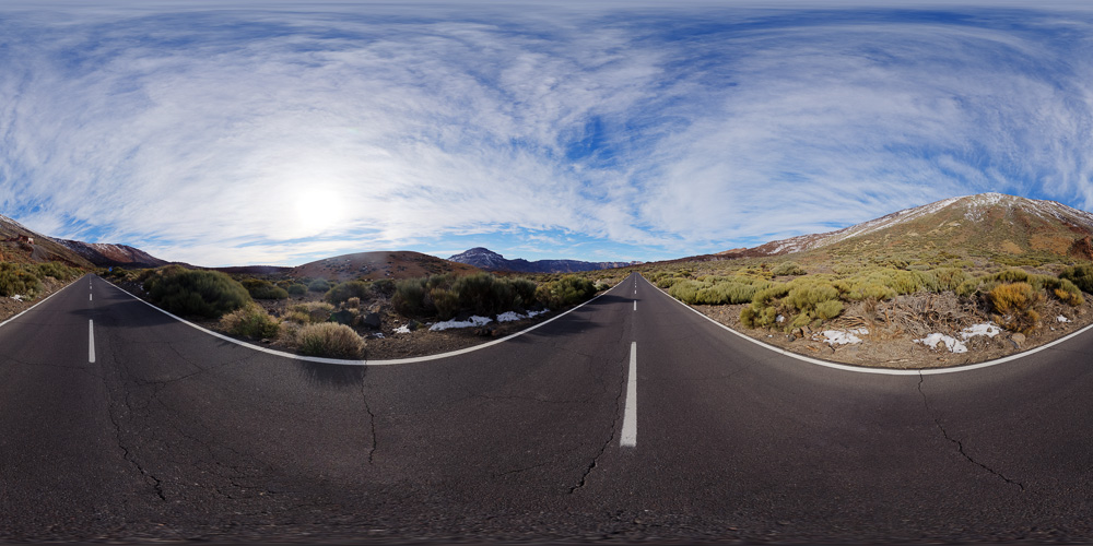 Road to El Teide  - HDRI Maps - Roads