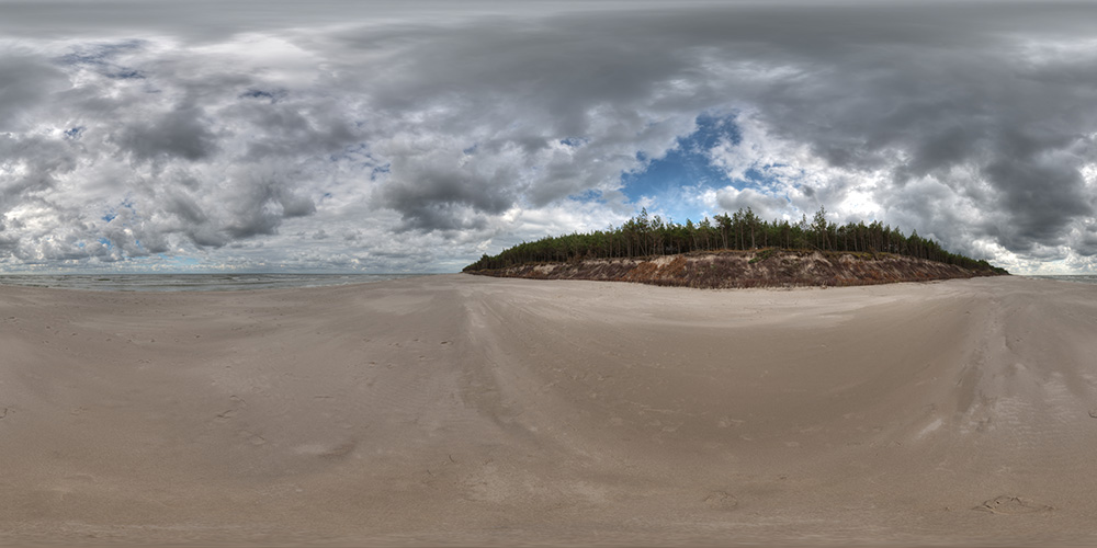 Stormy beach  - HDRIs - Nature