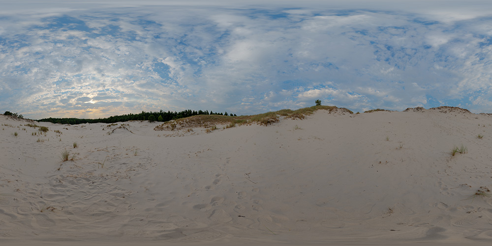 Baltic dune before sunset  - HDRIs - Nature