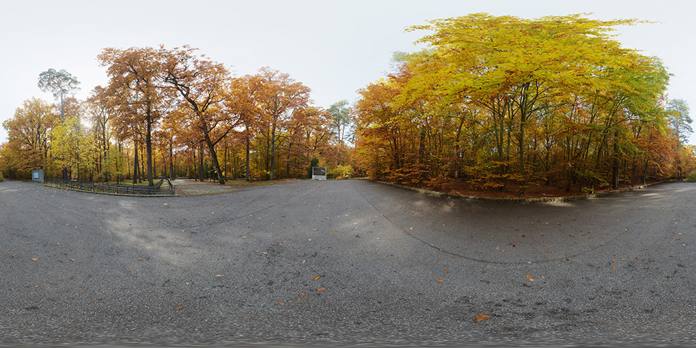 Autumn in Park  - HDRI Maps - Nature - Roads