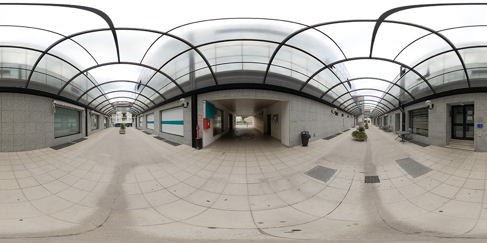 Glassed-in passage  - HDRIs - Roofed - Urban