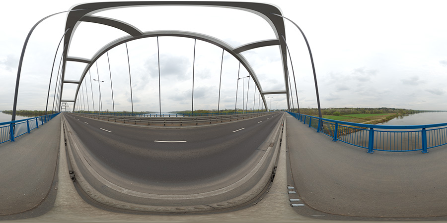 Road Bridge over Vistula River  - HDRIs - Roads