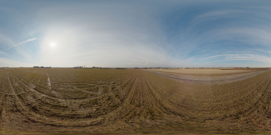 Muddy field in March  - HDRIs - Skies