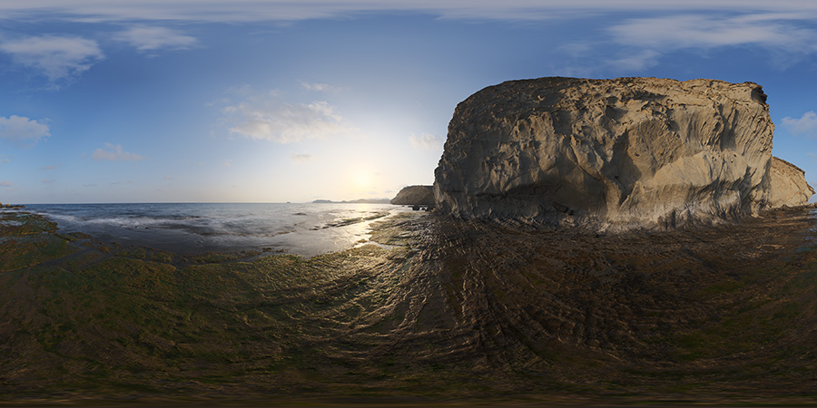 Volcanic cliff  - HDRI Maps - Nature