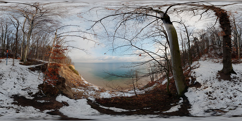 Winter at Baltic cliff  - Free HDRI Maps - Freebies