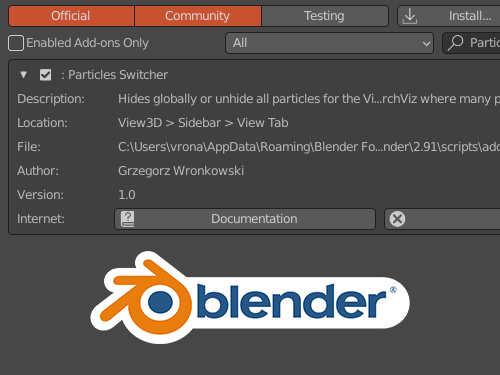 Particles Switcher, simple and useful Blender add-on