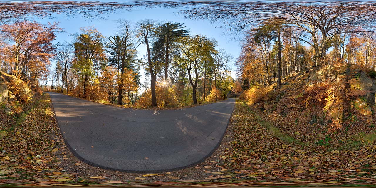 Hausdorfer Kreuz Autumn Road  - HDRIs - Roads