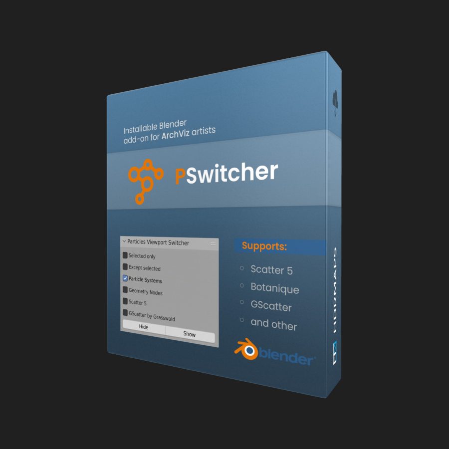 Particle Switcher box Blender