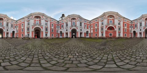 hdri monastery courtyard