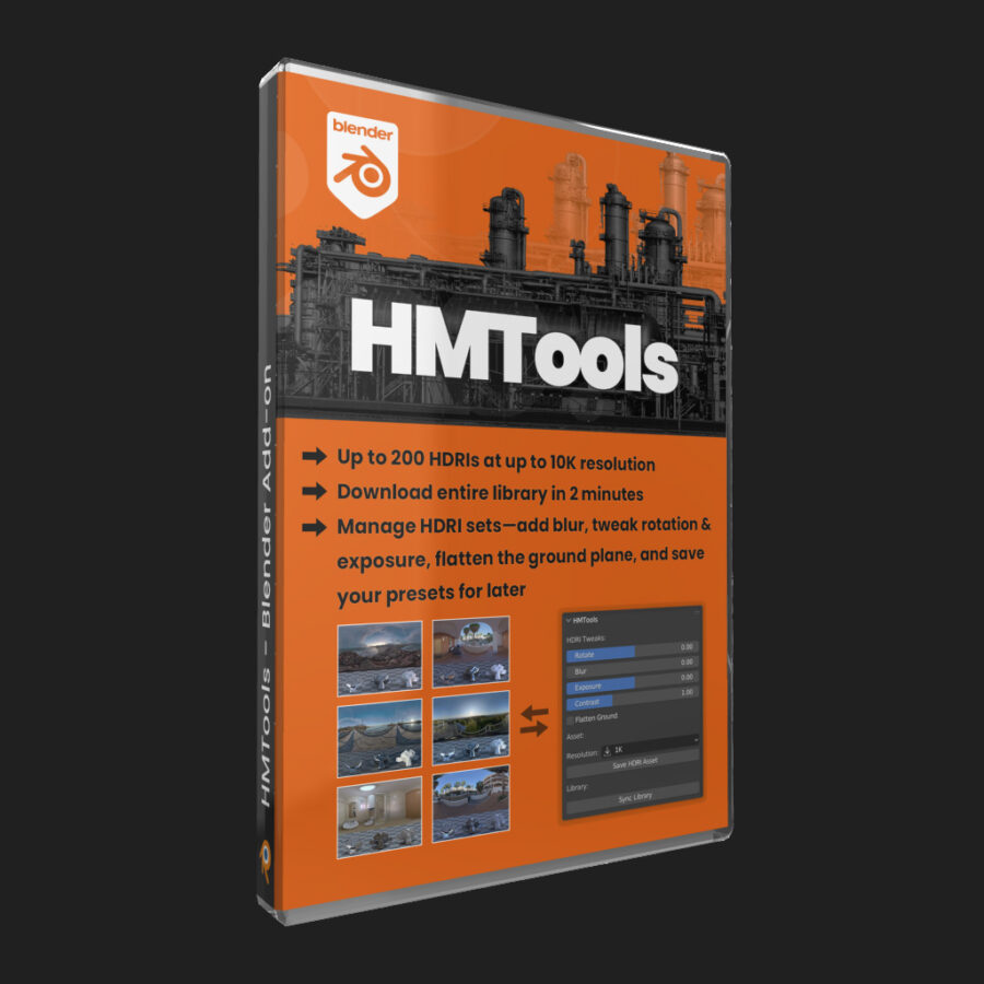 Blender HMTools add-on for hdri maps