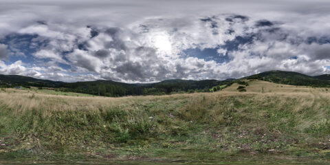 Meadow hdri map afternoon