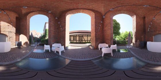 torun castle cafe free hdri map