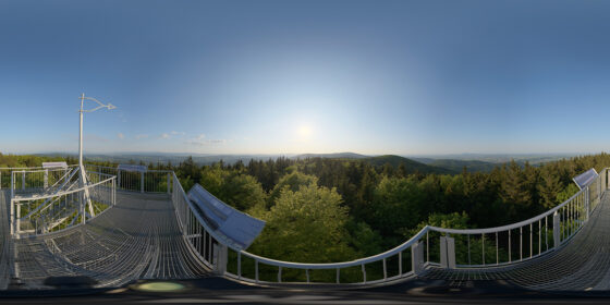 Free clear sky owl mountains hdri sky map