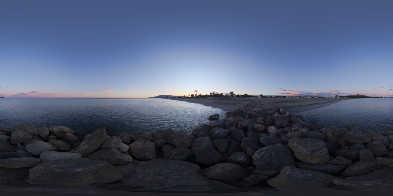 Serene Dusk at Vera Beach  - Free HDRI Maps - Freebies