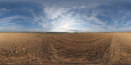 hdri sky captured at field in the are of Gory Opawskie, Western Sudety Mountain range in Poland. Vray, Redshift, Cycles, Corona Render