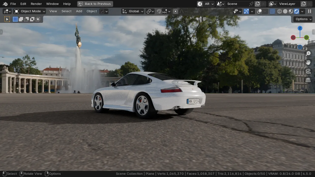hdri flatten ground