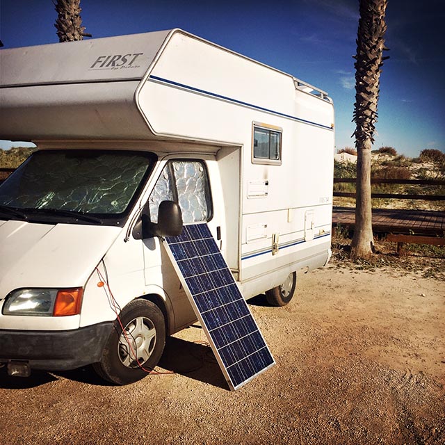 motohome solar energy